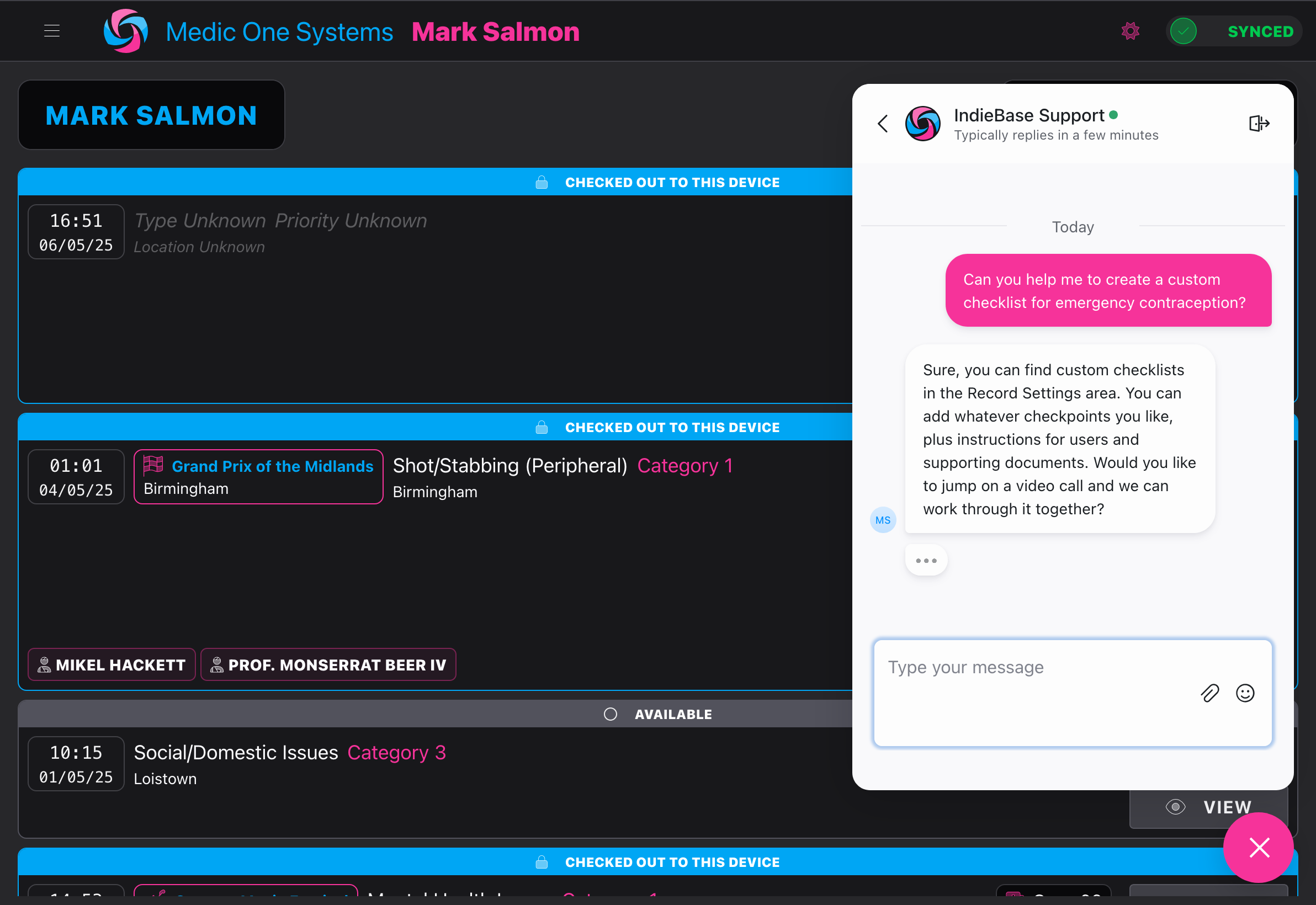 App screenshot